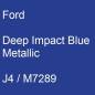 Preview: Ford, Deep Impact Blue Metallic, J4 / M7289.